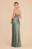 Jessica Matte Satin Dress - Sea Glass sold by Birdy Grey