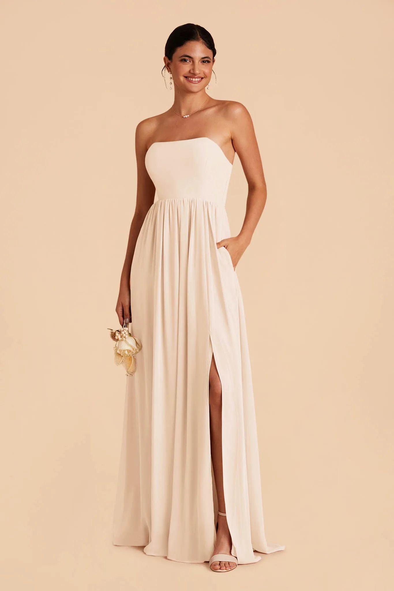 August Convertible Dress - Champagne sold by Birdy Grey product image thumbnail 2