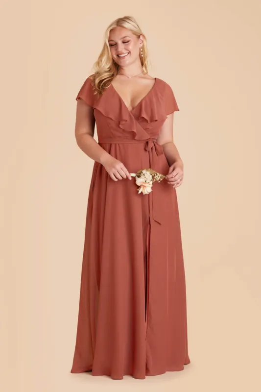 Jackson Chiffon Dress - Desert Rose sold by Birdy Grey