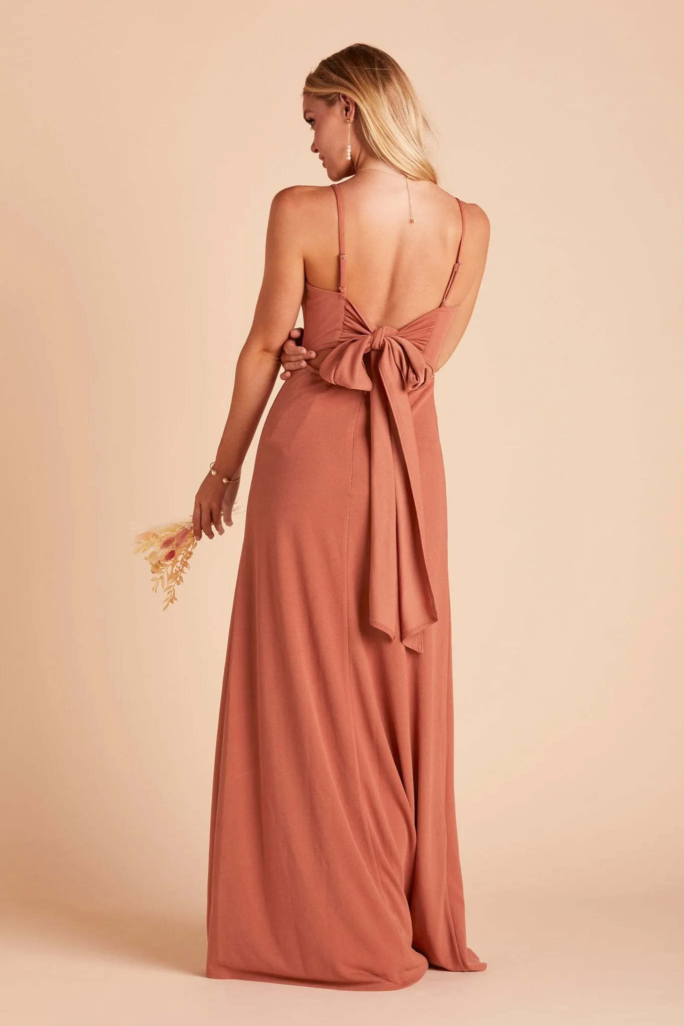 Benny Crepe Dress - Terracotta sold by Birdy Grey product image thumbnail 3