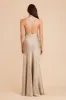 Stephanie Matte Satin Dress - Gold sold by Birdy Grey