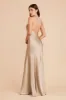 Stephanie Matte Satin Dress - Gold sold by Birdy Grey