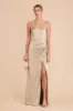 Anne Matte Satin Dress - Gold sold by Birdy Grey