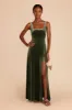 Alex Velvet Dress - Olive sold by Birdy Grey