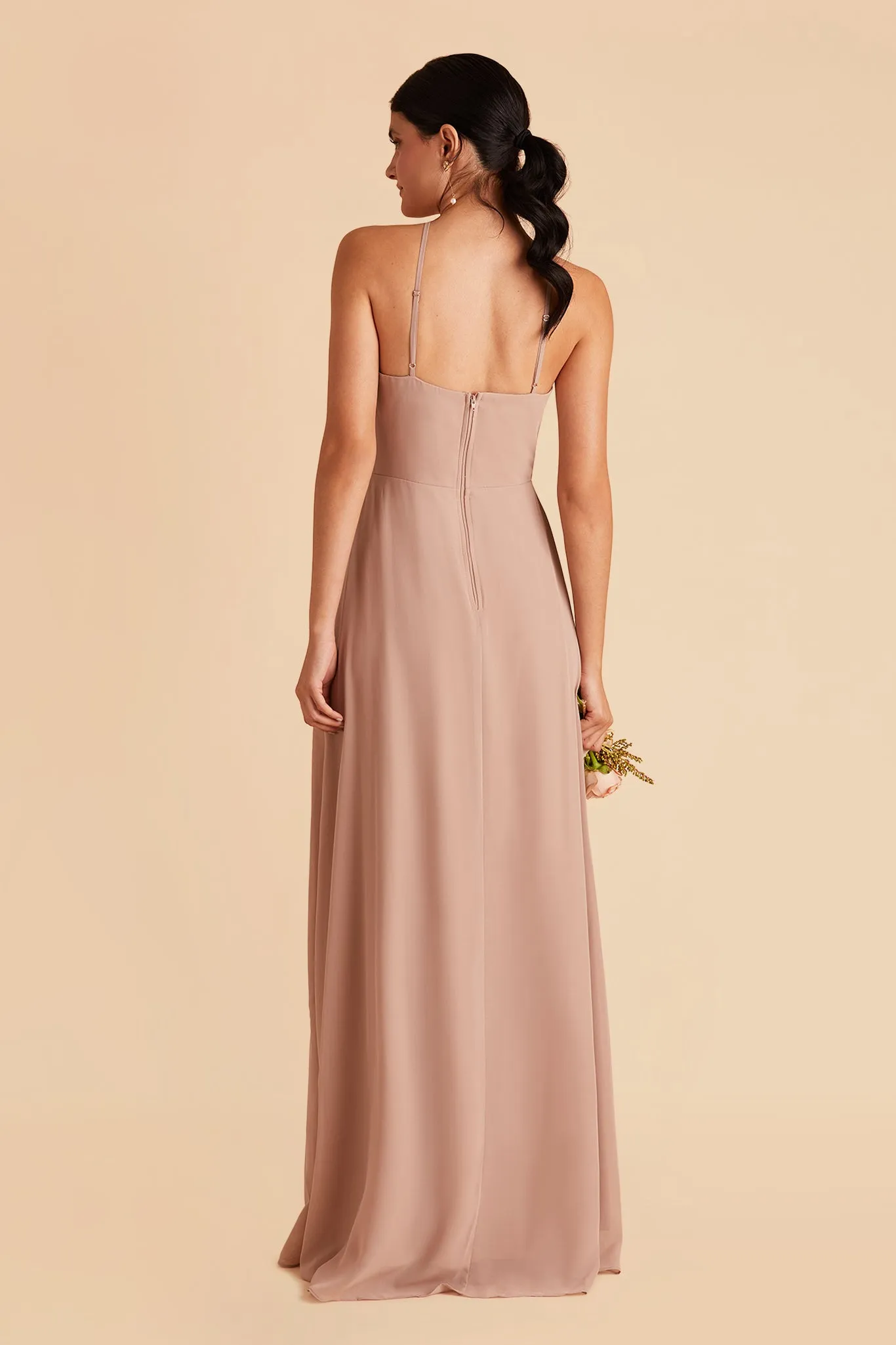 Juliet Chiffon Dress - Taupe sold by Birdy Grey product image thumbnail 5