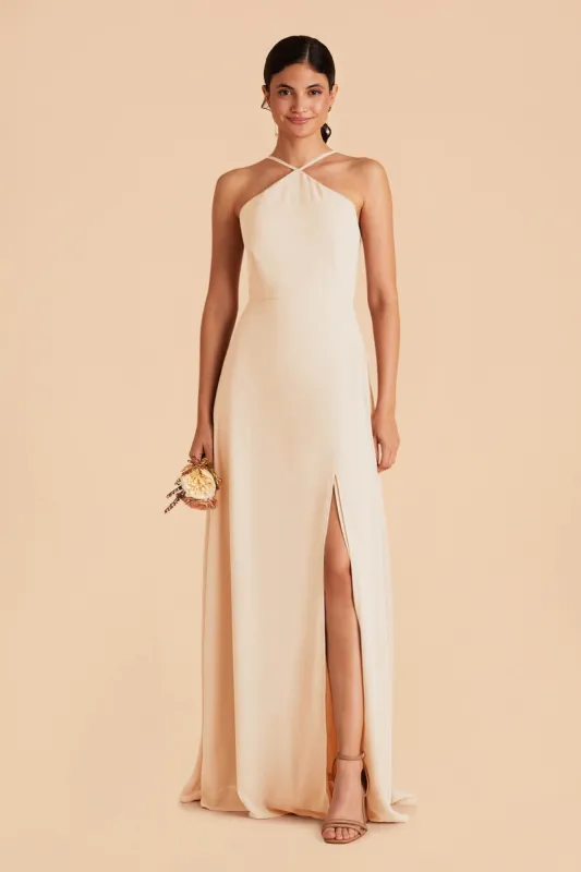 Juliet Chiffon Dress - Champagne sold by Birdy Grey