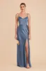 Jay Matte Satin Dress - French Blue sold by Birdy Grey