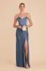 Jay Matte Satin Dress - French Blue sold by Birdy Grey
