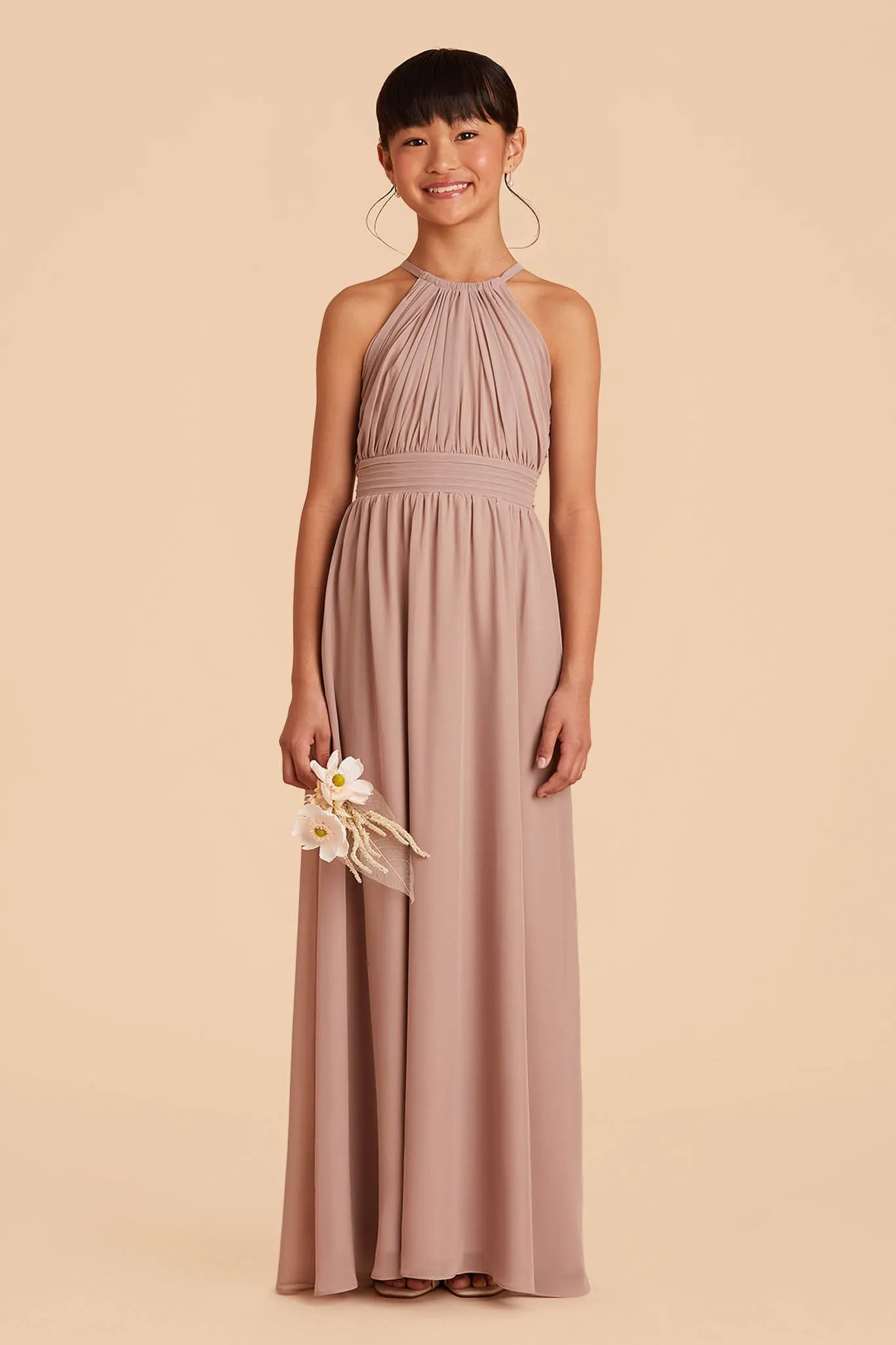 Sienna Junior Dress - Taupe sold by Birdy Grey