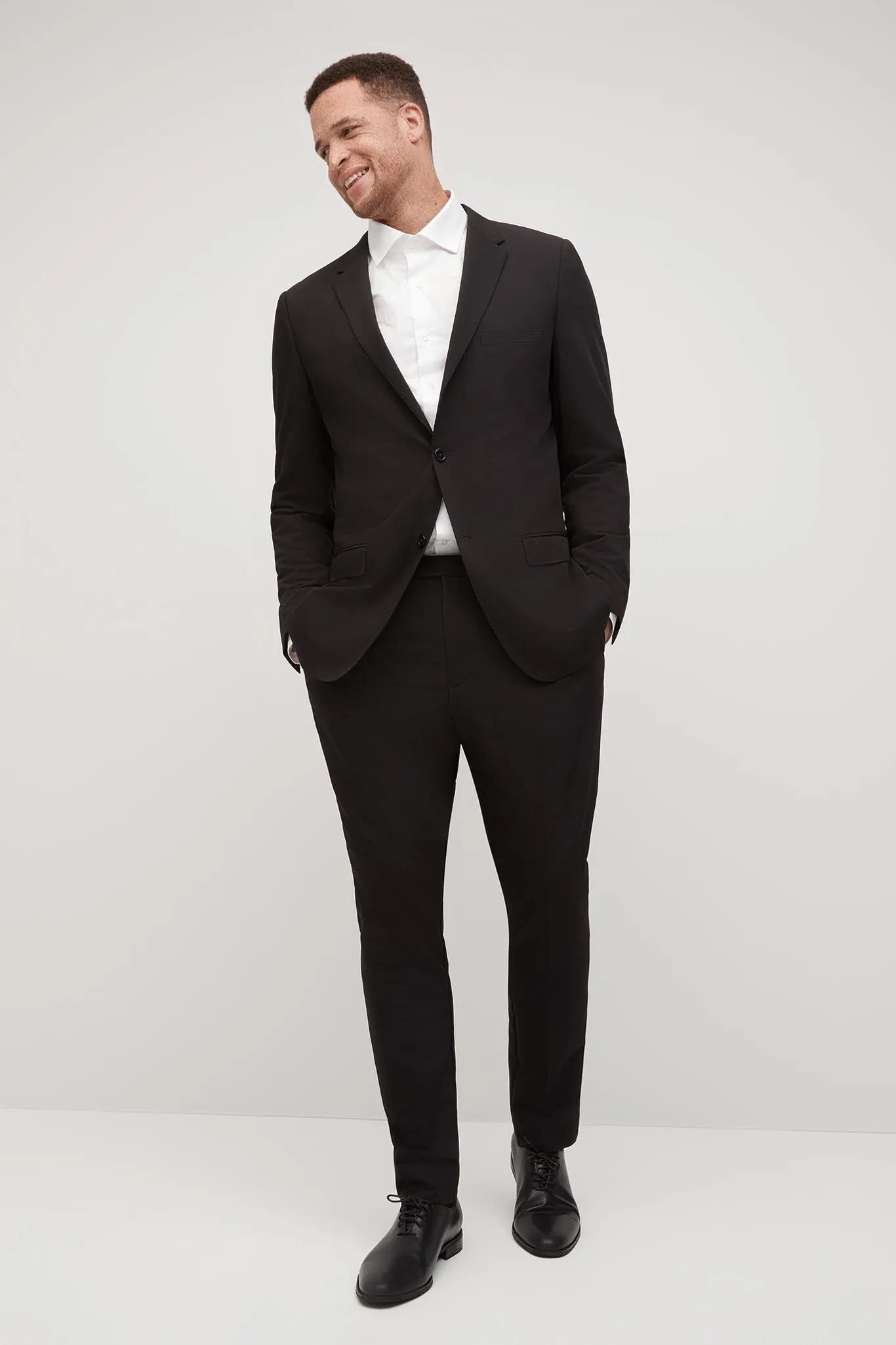 Classic Black Suit Pants by SuitShop sold by Birdy Grey product image thumbnail 4