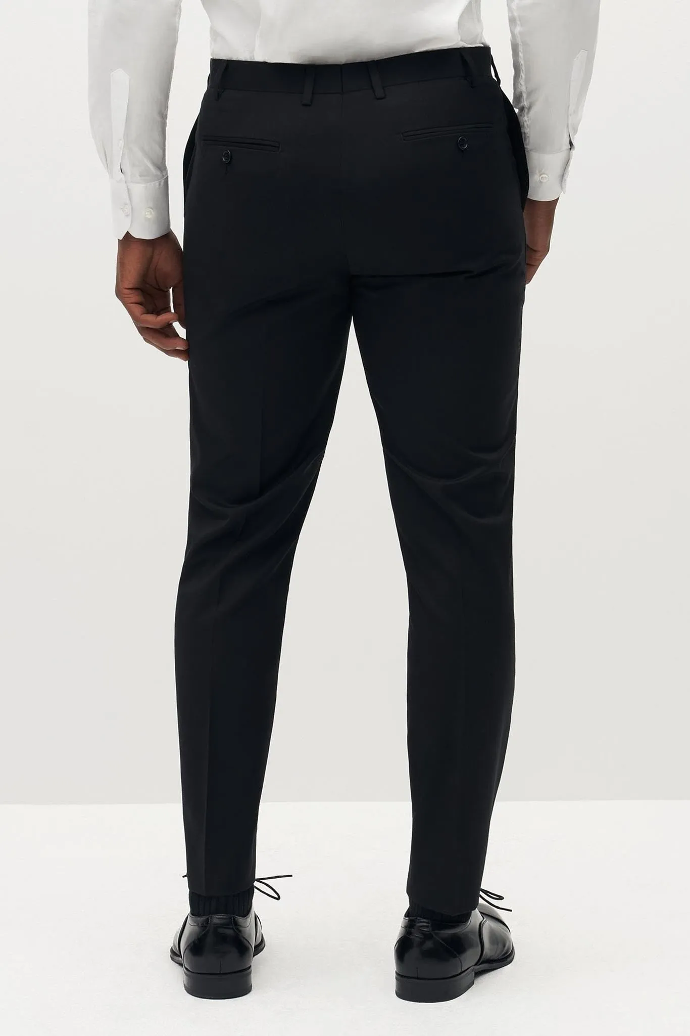Classic Black Suit Pants by SuitShop sold by Birdy Grey product image thumbnail 3