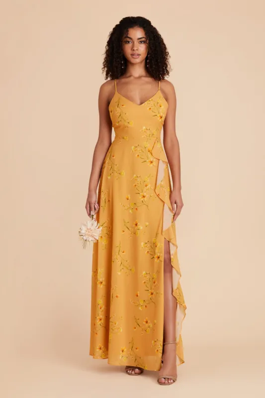 Theresa Chiffon Dress - Marigold Le Fleur sold by Birdy Grey