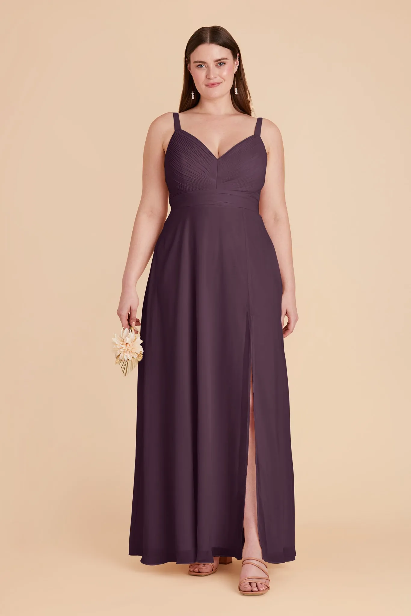 Deborah Chiffon Dress - Plum sold by Birdy Grey product image thumbnail 2
