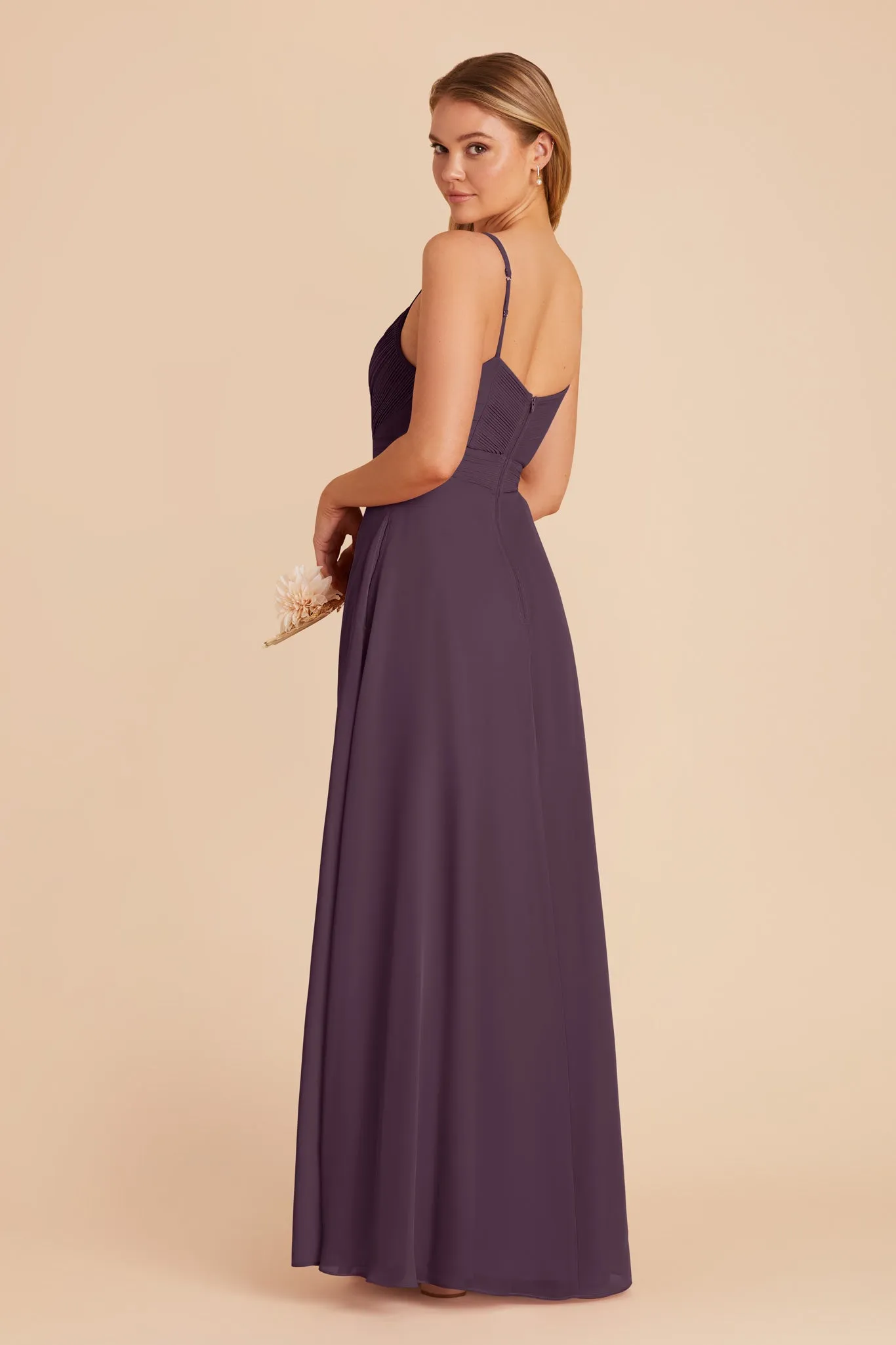 Deborah Chiffon Dress - Plum sold by Birdy Grey product image thumbnail 5