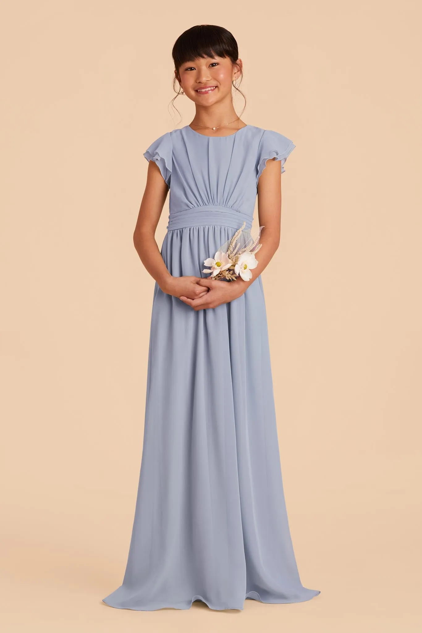 Celine Junior Dress - Dusty Blue sold by Birdy Grey product image thumbnail 2