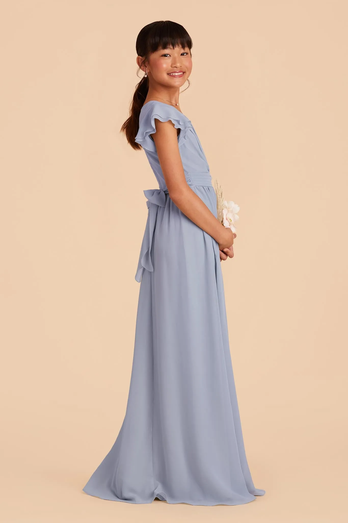 Celine Junior Dress - Dusty Blue sold by Birdy Grey product image thumbnail 3