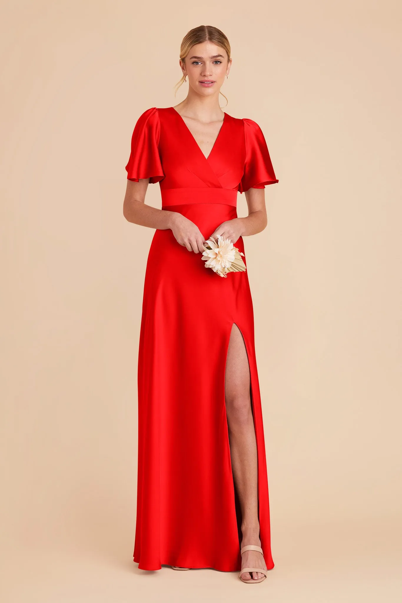 Marni Matte Satin Dress - Lipstick Red sold by Birdy Grey product image thumbnail 4