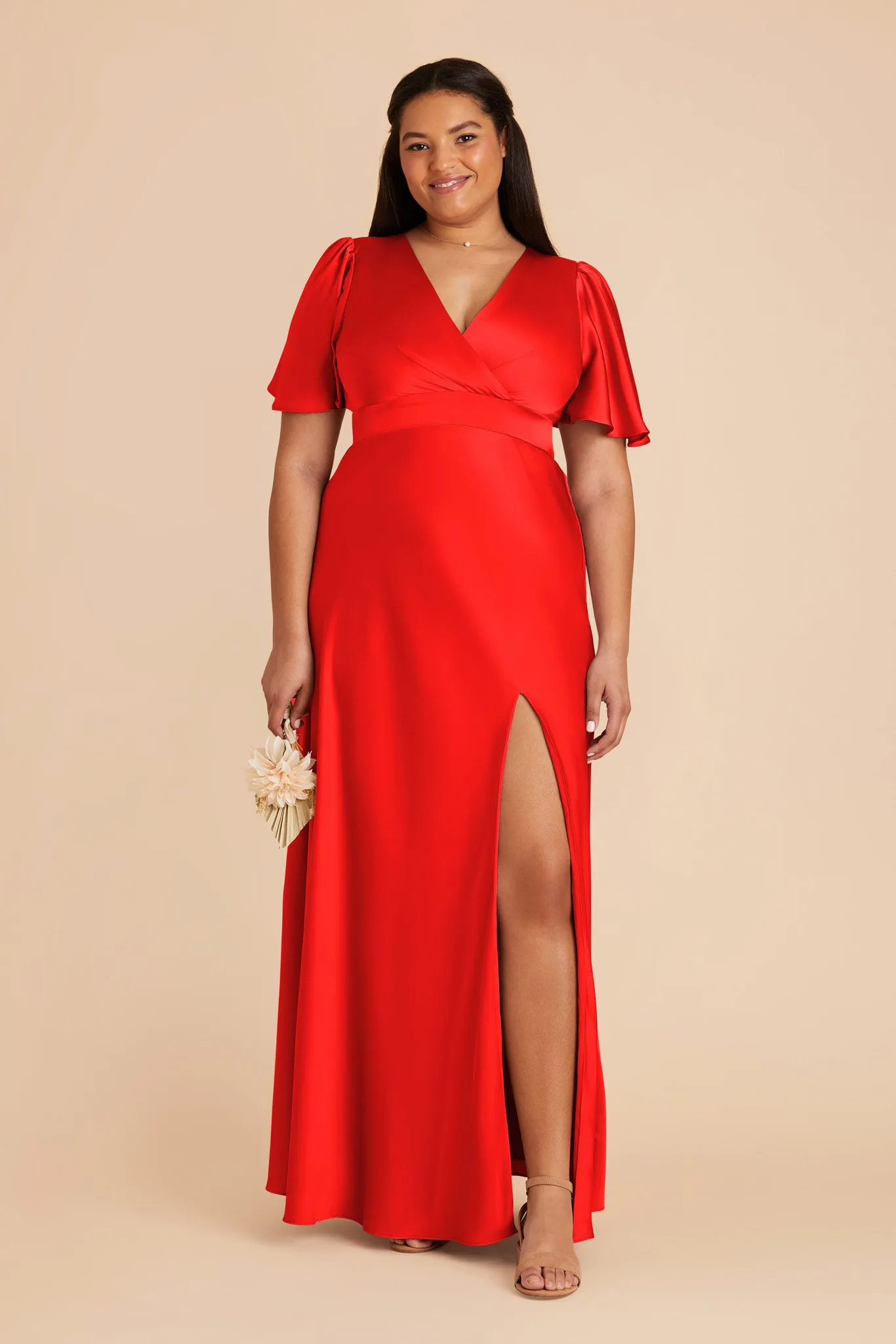 Marni Matte Satin Dress - Lipstick Red sold by Birdy Grey product image thumbnail 2