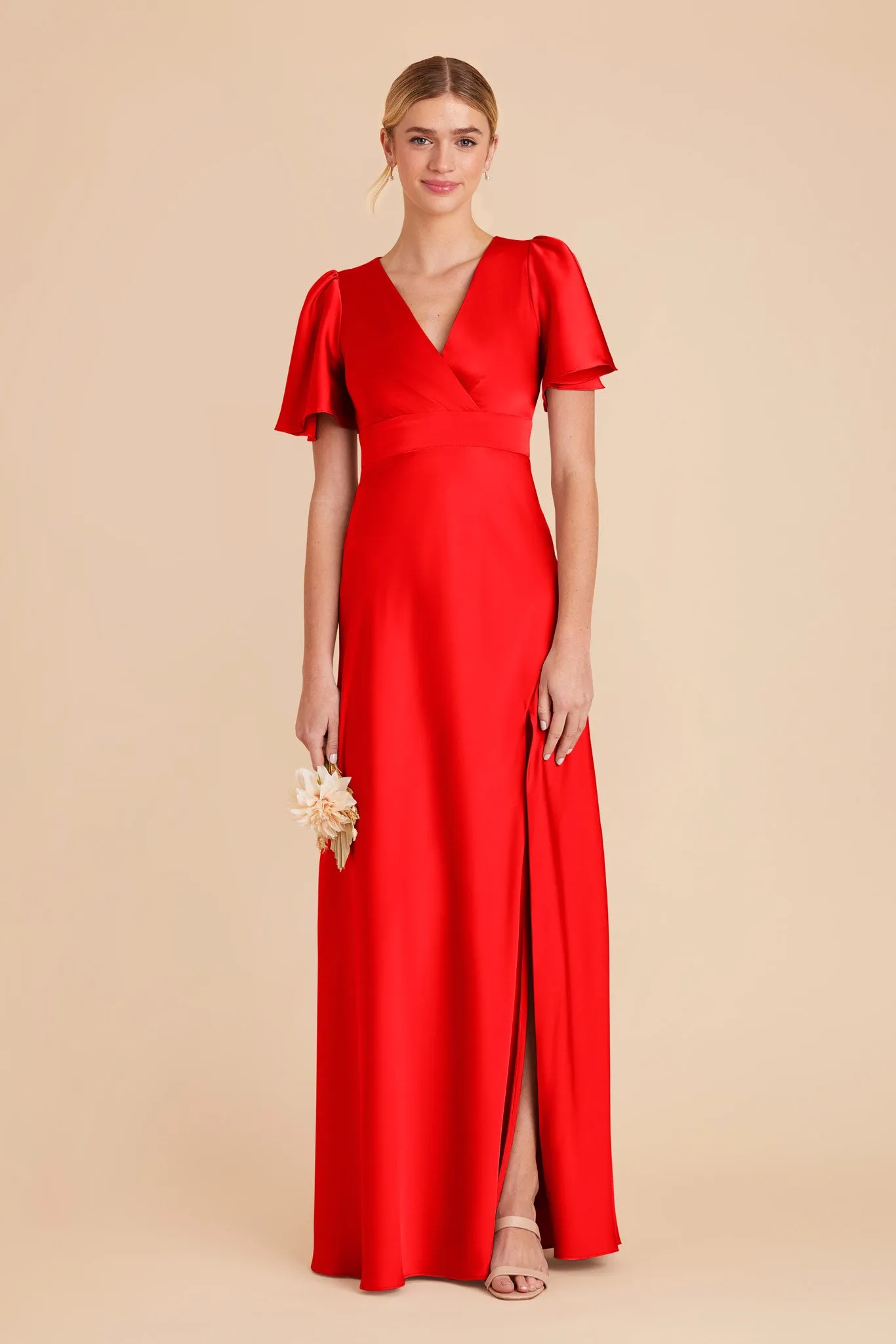 Marni Matte Satin Dress - Lipstick Red sold by Birdy Grey product image thumbnail 3