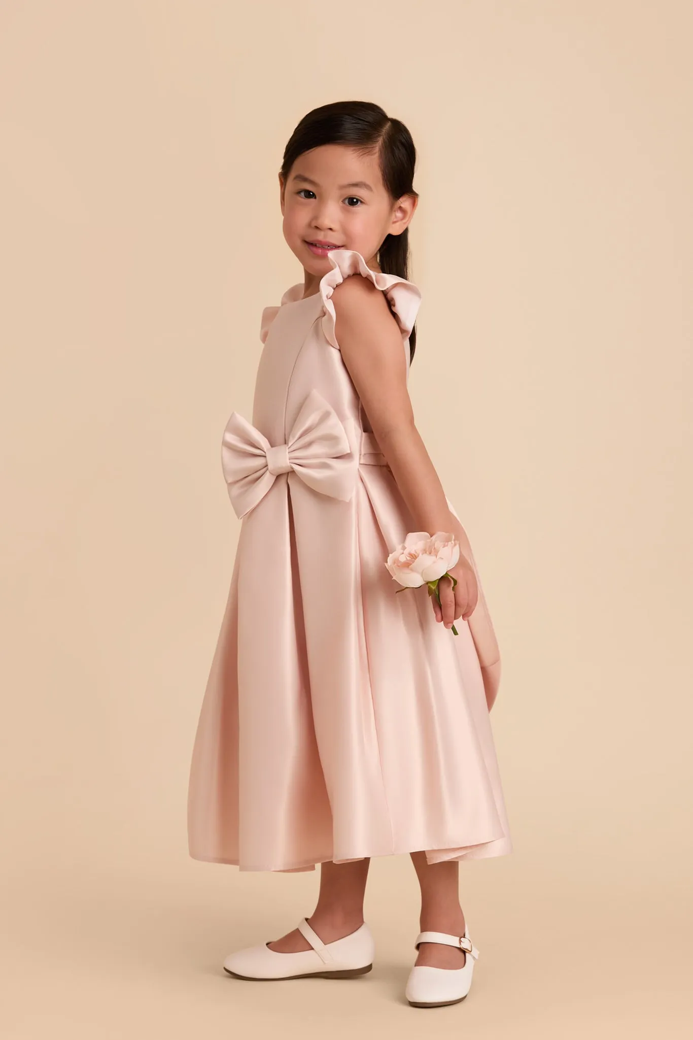 Poppy Flower Girl Dress - Blush sold by Birdy Grey product image thumbnail 4