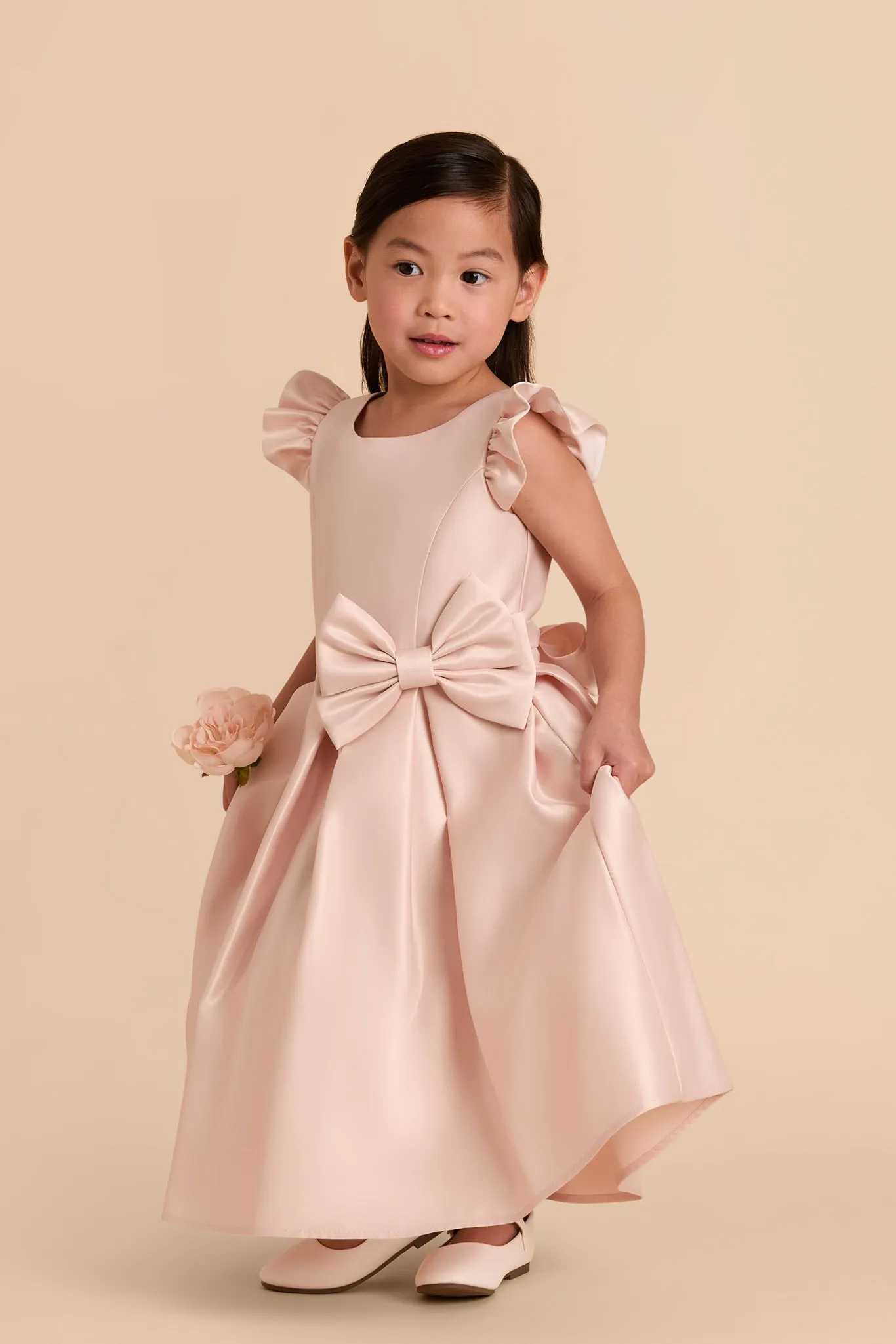 Poppy Flower Girl Dress - Blush sold by Birdy Grey product image thumbnail 3