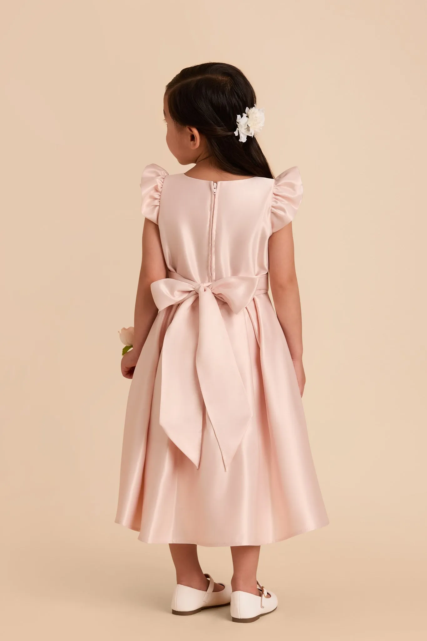 Poppy Flower Girl Dress - Blush sold by Birdy Grey product image thumbnail 5