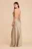 Stephanie Matte Satin Dress - Neutral Champagne sold by Birdy Grey
