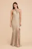 Stephanie Matte Satin Dress - Neutral Champagne sold by Birdy Grey