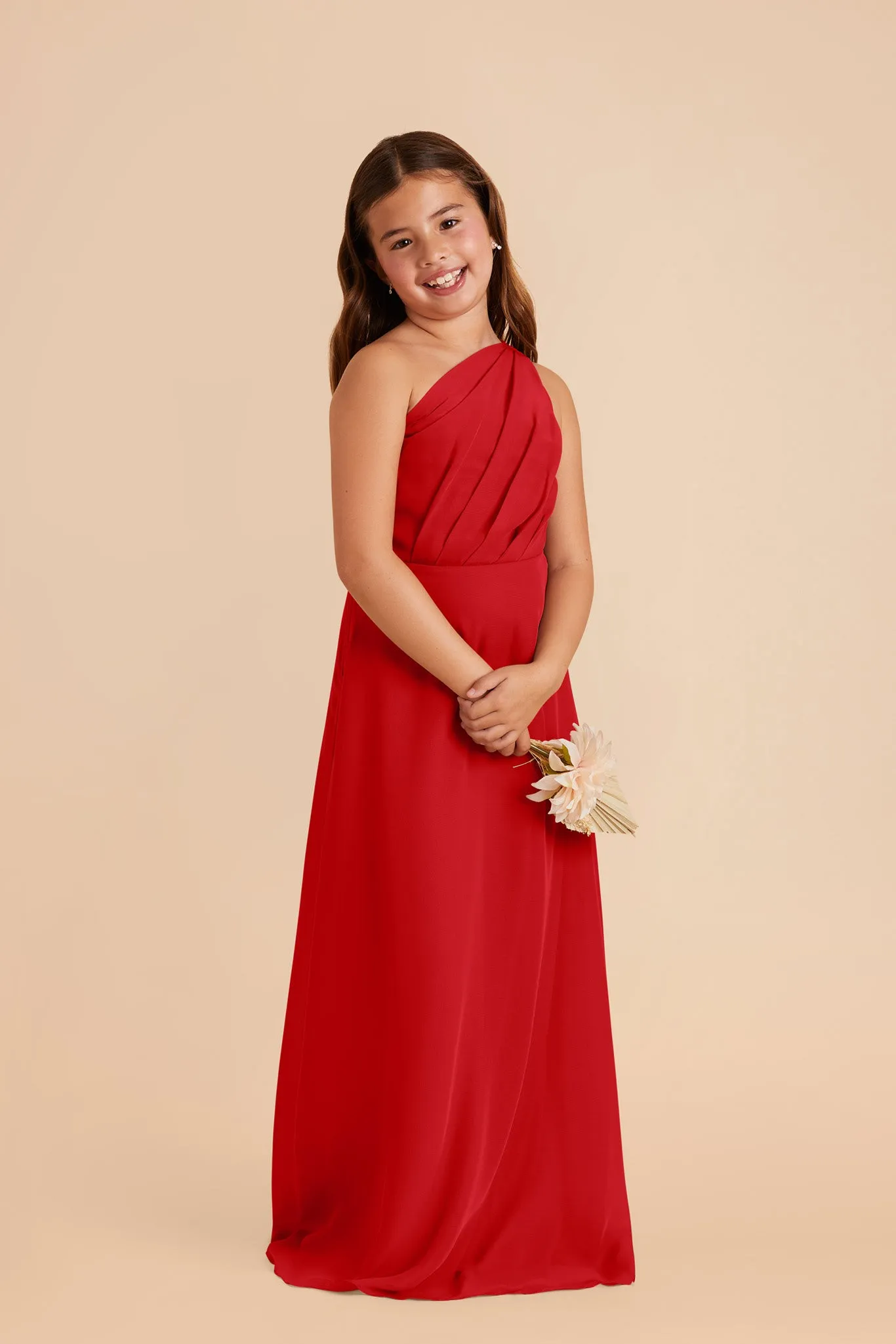 Kiara Junior Chiffon Dress - Ruby Red sold by Birdy Grey product image thumbnail 2