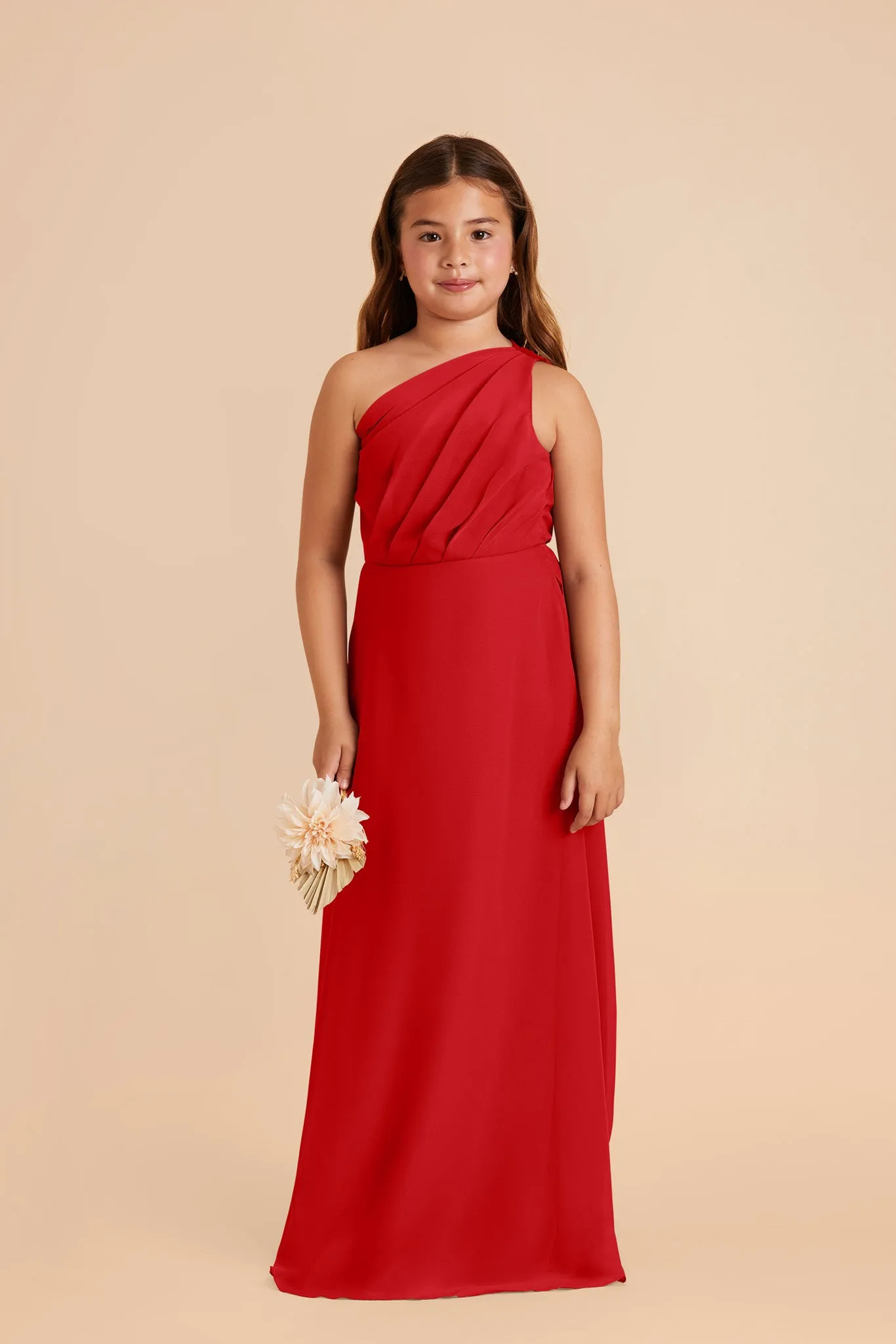 Kiara Junior Chiffon Dress - Ruby Red sold by Birdy Grey product image thumbnail 4