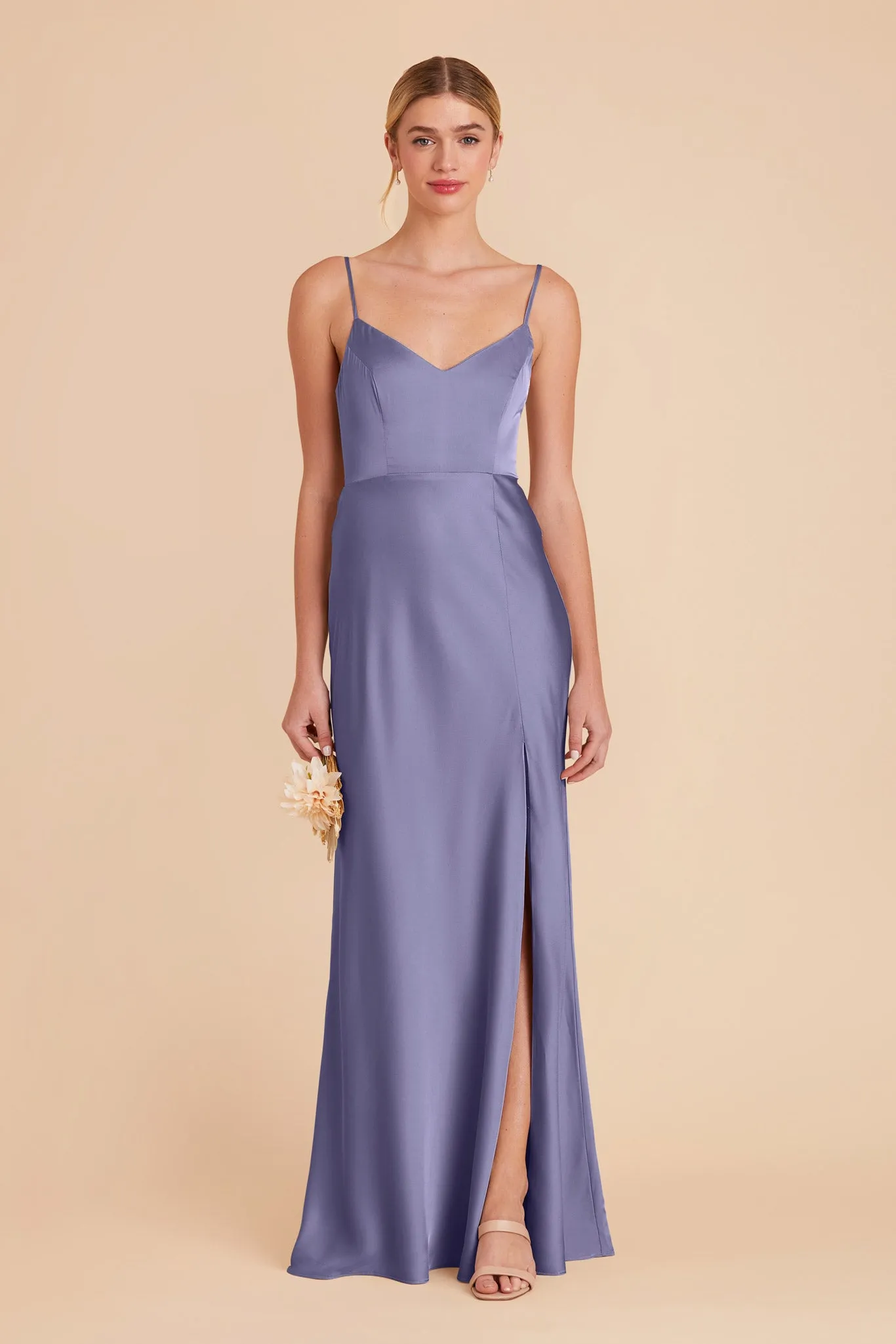 Jay Matte Satin Dress - Wisteria sold by Birdy Grey
