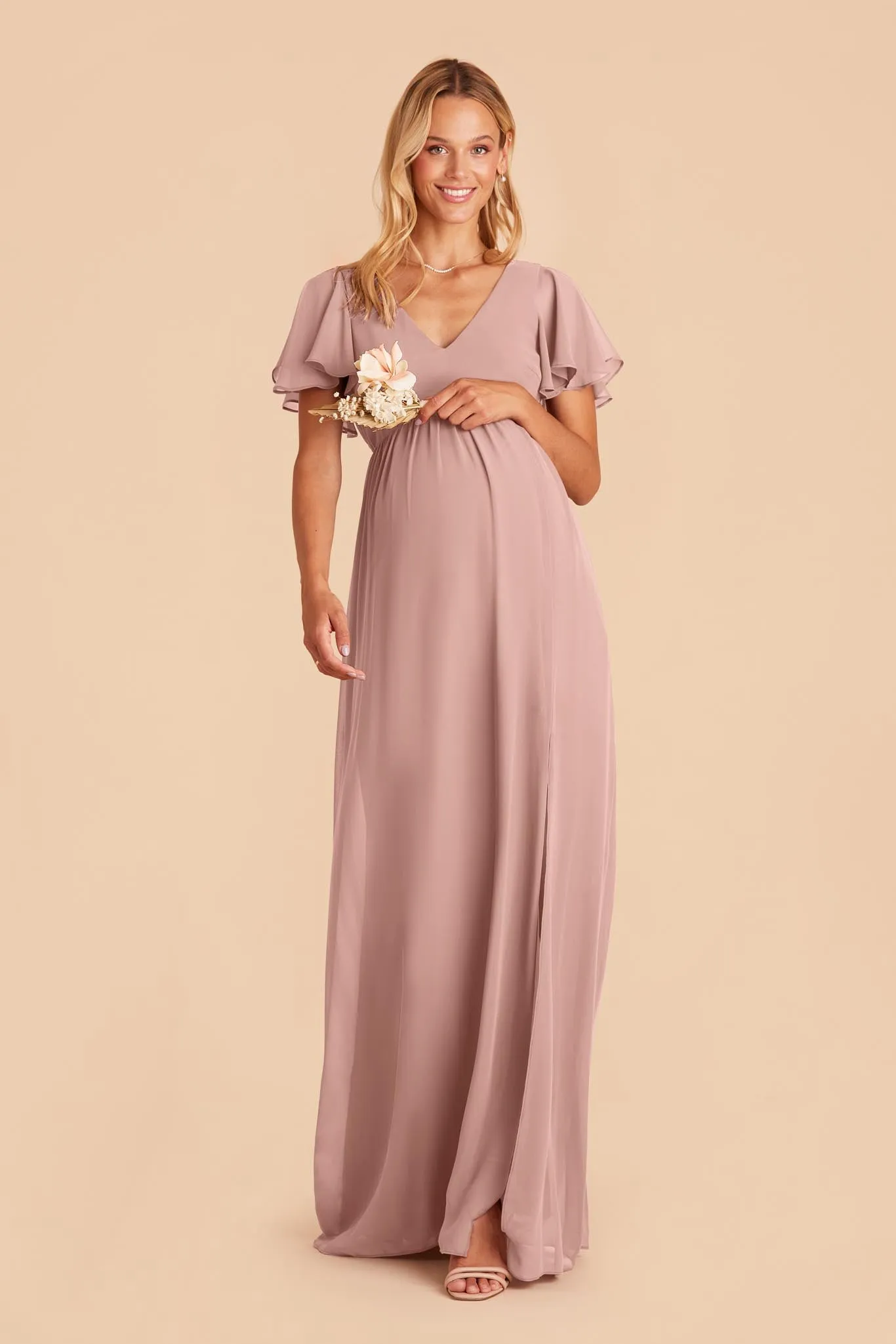 Hannah Empire Dress - English Rose sold by Birdy Grey product image thumbnail 2