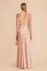 Cindy Matte Satin Dress - Rose Gold sold by Birdy Grey