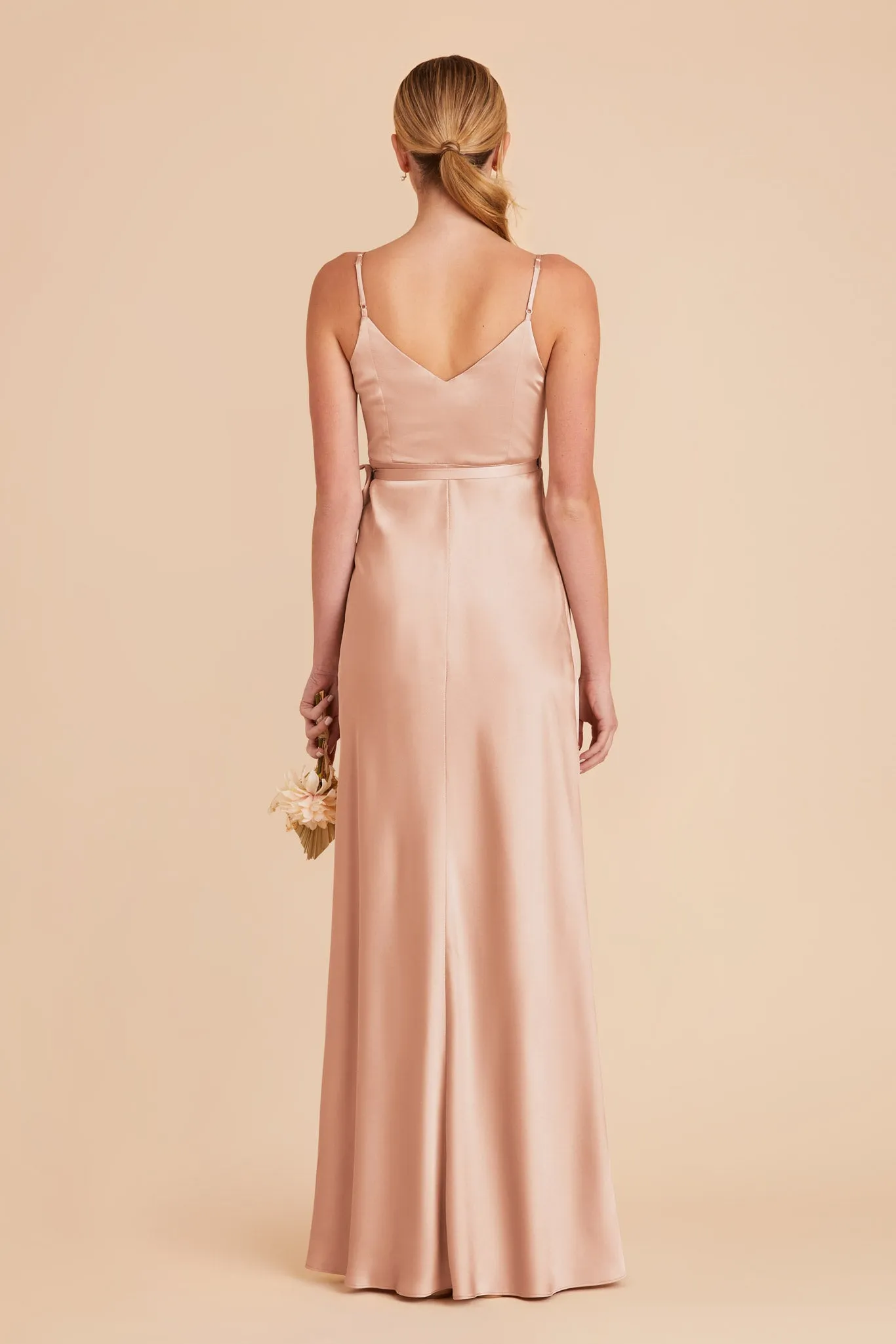 Cindy Matte Satin Dress - Rose Gold sold by Birdy Grey product image thumbnail 5