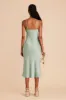 Lisa Matte Satin Midi Dress - Sage sold by Birdy Grey