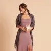Shawl With Fringe - Dark Grey sold by Birdy Grey