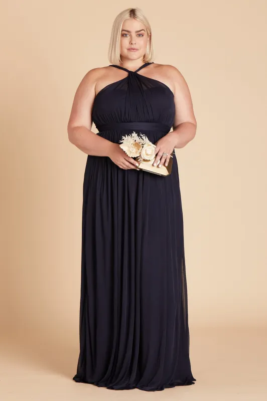 Kiko Dress - Navy sold by Birdy Grey