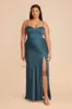 Jessica Matte Satin Dress - Dark Teal sold by Birdy Grey