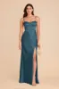 Jessica Matte Satin Dress - Dark Teal sold by Birdy Grey