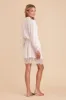 Claudette Lace Robe - White sold by Birdy Grey