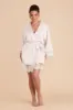 Claudette Lace Robe - White sold by Birdy Grey