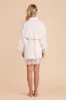 Claudette Lace Robe - White sold by Birdy Grey