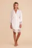 Claudette Lace Robe - White sold by Birdy Grey
