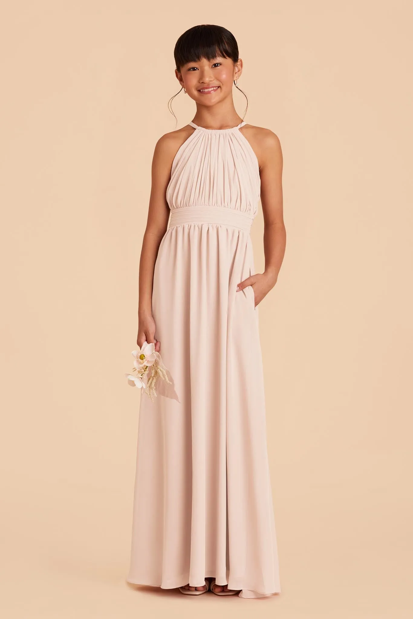 Sienna Junior Dress - Pale Blush sold by Birdy Grey product image thumbnail 4