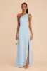 Kira Matte Satin Dress - Mist Blue sold by Birdy Grey