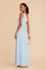 Kira Matte Satin Dress - Mist Blue sold by Birdy Grey
