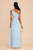 Kira Matte Satin Dress - Mist Blue sold by Birdy Grey