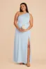 Kira Matte Satin Dress - Mist Blue sold by Birdy Grey