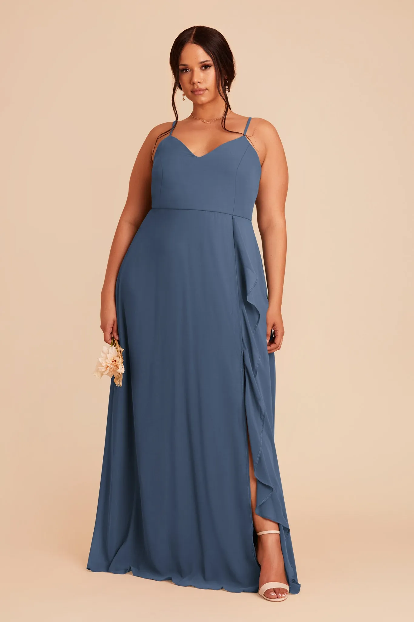 Theresa Chiffon Dress - Twilight sold by Birdy Grey product image thumbnail 2