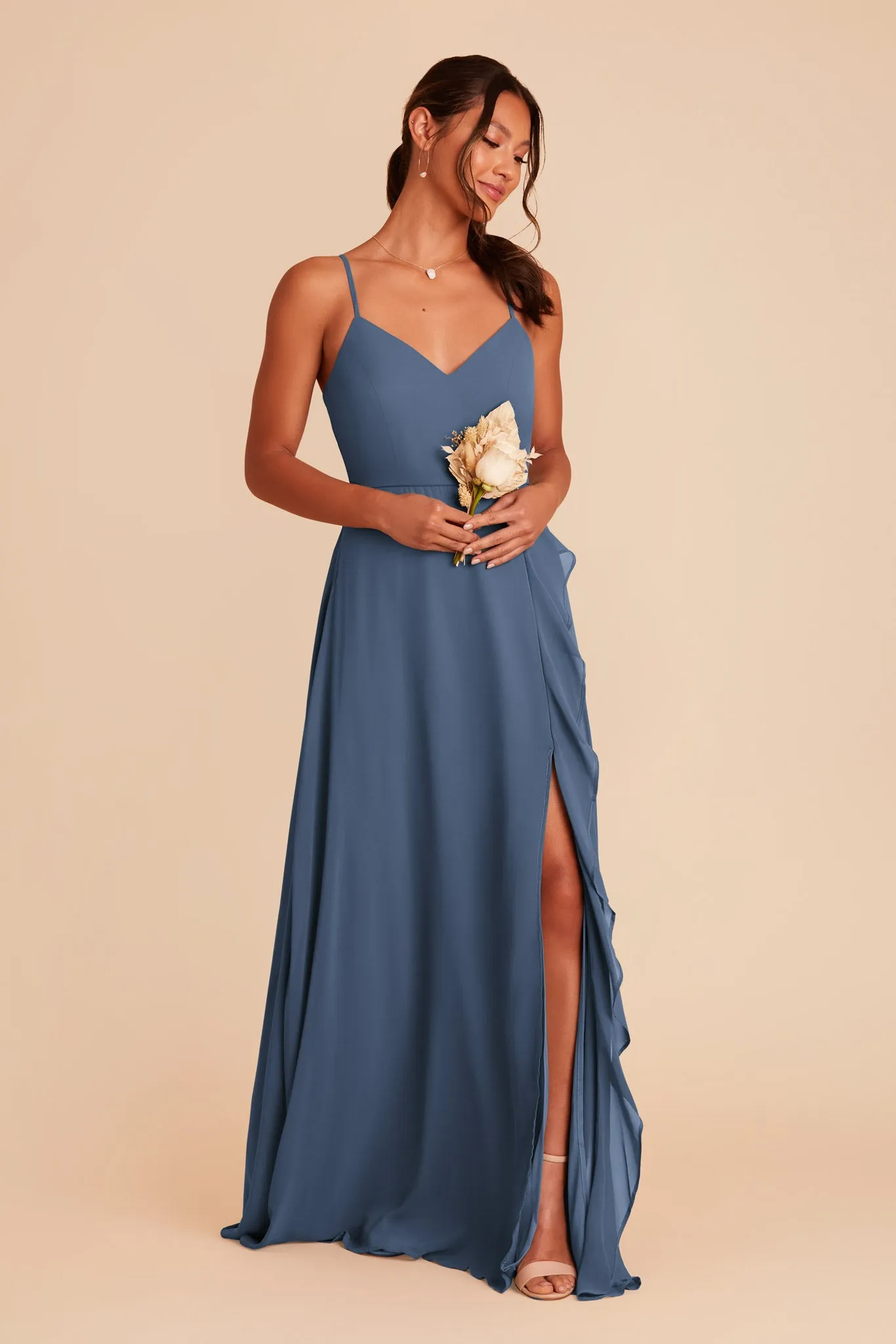 Theresa Chiffon Dress - Twilight sold by Birdy Grey product image thumbnail 4